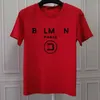 Balm Erkek Büyük Beden Tees t gömlek Tasarımcı Gömlek Harf Baskı Tshirt Yuvarlak Yaka Kısa Kollu T-Shirt Kazak Erkek Kadın Pamuk Tişörtler Moda Lüks kapüşonlu üstler 4x 5xl