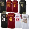 Nbas Maillots de basket-ball pour hommes Donovan Mitchell Evan Mobley Darius Garland Jarrett Allen Caris LeVert Cedi Osman Ricky Rubio Isaac Okoro Dean Wade Danny Green Jersey