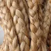 Decorative Flowers 5M Straw Weaving Rope Material Triple Braid DIY Natural Hand Knitting Rattan Home Handicraft