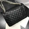 Torba na zakupy luksusowe marki designer na ramię czarna zimowa torba na crossbody dla kobiet torebka torebka torebka duża pojemność Ringer Wzór 5A jakość