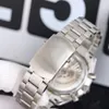 Męski zegarek kaliber 42 mm srebrny tarcza Ultra-wysoka jakość 9300 Uruchom drugie czas Funkcja sześciu pin Funkcja