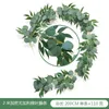 Decorative Flowers & Wreaths Home Decors Artificial Fake Eucalyptus Plants Green Garland Rattan Vines Branches Table Wedding Party Wall Hang