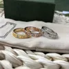 Venta al por mayor de fábrica 2023 nueva joyería de moda de lujo de alta calidad para pareja doble nuevo diseño pequeño anillo de hip-hop para hombres y mujeres