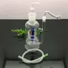 Smoking Pipes new Europe and Americaglass pipe bubbler smoking pipe water Glass bong Old classic large mouth pan dragon glass water bottle