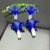 Hookahs Blue Cartoon Glass Claw Bubble Head Wholesale Glass Hookah, Glass Water Pipe Fittings,