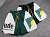 Sunset Rhude Shorts Hommes Top Version Streetwear Loose Inside Mesh Cordon Culotte avec