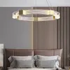 Pendant Lamps Nordic Postmodern Simple Living Room Chandelier Decoration Dining Bedroom Designer Circle Lamp