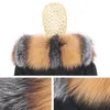 Women's Fur & Faux 2023 Women Parka Coat Long Winter Jacket Waterproof Raincoat Luxury Designer With Raccoon Liner Collar Removable