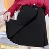 Skirts Sexy Everyday All-match Solid Color Skirt Pleated Female A-line High Waist Short Half Culottes