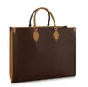 Сумки-тоут, дизайнерские женские сумки, сумка-тоут Onthego, сумка через плечо с цветочным принтом, женская повседневная сумка из натуральной кожи из ПВХ, сумки на плечо, женские большие