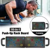 Accessori 16in1 Push Up Board Rack con Maniglia Fiess Pushup Body Building Supporti per PALESTRA Esercizi Tools320i