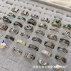 60% DI SCONTO 2023 Nuovi gioielli di moda di alta qualità di lusso per doppio anello in ceramica bianca e nera in argento sterling con margherita scheletro vecchio semplice