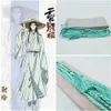 Costumes Anime Xie Lian Cosplay Venez Tian Guan Ci Fu Cosplay Xielian Perruques Bambou Chapeau Prop Blanc Han Fu Anime Outfit Unisexe Anime Vêtements Z0301