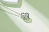 Pendentif Colliers Amour Spirituel Et Blanc Plaqué Gra Certificat Moissanite Diamant Collier 50 Points D Grade Cadeau