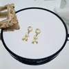 Brincos de argolas moda de peixe dourado personalidade penteado pendente de jóias de presente feminino