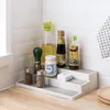 Bathroom Storage & Organization Plastic Layered Makeup Organizer Corner Cosmetic Box Stepwise Table Kitchen