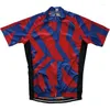 Kurtki wyścigowe moda mężczyzn rowerowa koszulka rowerowa z krótkim rękawem Jersey Jersey Jersey Rowe