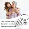 Schlüsselanhänger Muttertag Schlüsselbund Mutter Geburtstagsgeschenke von Tochter Keychain-as My und Freund Love Immer