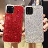 Lixury Bling Glitter Epoxy Sequins Cases Rubber Slim Shockproof For iPhone 14 13 12 11 Pro Max XR XS 8 Plus Samsung S20 FE S21 Ultra Note 20 A12 A32 4G 5G A42 A52 A72