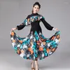 Sahne Giyim X5017 Lady Balo Salonu Dans Etek Dans Yarışması Elbise Modern Kostüm Aydınlık Kostümler