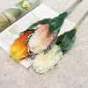 Ghirlande di fiori decorativi 65 cm Foglie artificiali Ramo Pianta di simulazione Vero tocco falso per la decorazione della festa nuziale Flores