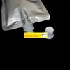 DOYPACK 150ML 250ML 350ML 500ML رقائق الألومنيوم الوقوف فوق حزمة كيس سائل SPOUT