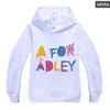 T skjortor pojkar långärmad toppar a för adley flickor hoodies tshirt bomull barn kläder 8 till 12 egirl höst tonårsskjorta 230303