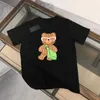 Mulheres T-shirt Designer Shir Verão Novos Bens Europeus Teddy Bear Gráfico Shir Shorsleeved Pescoço Redondo Comforable Homens Mulheres Clohes Casais M5XY