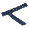 Riemen Koreaanse mode eenvoudige en veelzijdige riem vrouwelijke denim stof decoratieve jurk met shirt taille afdichting