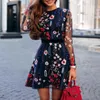 فساتين غير رسمية 2023 ربيع جديد فستان نسائي مطرز بزهرة بوهيمية تنورة على شكل حرف A T230303