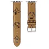 Top Designer Fashion Watchband Straps For Apple Watch Band 41mm 45mm 42mm 38mm 40mm 44mm G Designs Watchband Iwatch 8 7 6 5 4 Pu Leather L Flower S