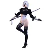 Костюмы аниме в складе Yorha № 2 Type B Cosplay Game Nierautomata 2b Cosplay Come Dokidokisr Women Come Nier Black Plus Plus Size Z0301