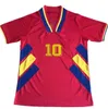 Футболки в стиле ретро 1994 года HAGI RADUCIOIU POPESCU Национальная сборная Румынии, домашние желтые рубашки, майки, camiseta de futbol, таиландские куртки 94, красная футбольная рубашка на выезде