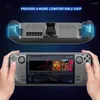 Game Controllers Games Console Protective Cover Set With Stand Touchpad Button Stickers Compatible For Steam Deck Sd016 Drop