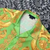 2023 camicia casual in seta stampata da uomo marchio di lusso designer qualità primavera ed estate nuova camicia comoda