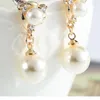 Backs Colkings Jiofree Design Prosty symulowany Pearl Ear Jewelry Gold Klip bez przebijania dla kobiet wysokiej jakości kolczyki