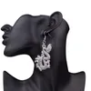 Boucles d'oreilles pendantes couleur argent Antique Dragon Vintage pour femmes, bijoux gothiques Punk, vente en gros