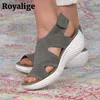 Sandals Sandals Sandales Summer Céde en tricot en maille Plateforme de conception Chaussures pour les femmes Comfort Femme Footwear 2022 Zapatillas Mujer New Z0306