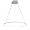 Pendant Lamps European Led Round Ring Lamp Living Room Light Lamparas De Techo Colgante Luminaire Suspendu