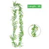 Decorative Flowers 1.8m Artificial Eucalyptus Ivy Garland Plants Vine Wedding Decoration DIY Arch Wreath Hanging Rattan Home Decor Fake