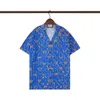 2023 Mens Flower Tiger Print Shirts Casual Button Down Short Sleeve Hawaiian Shirt Suits Summer Beach Designer Dress Shirts M-3XL SS