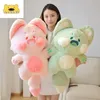 Plush Dolls AIXINI 6090cm Cute Dudu Meow Doodle Cat Kitten Kawaii ie Toy Fluffy Animal Doll Birthday Gift Friends Stuffed 230303