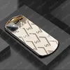 مصمم علبة الهاتف الزجاجية الفاخرة Phonecase for iPhone 14 Pro Max 13 Mini 12 11 XR XS 8P 7P Fashion Letter Cases Shell Shell Top