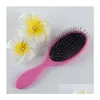 Hair Brushes Brush Combs Magic Detangling Handle Shower Comb Mes Salon Styling Tamer Tool Drop Delivery Products Care Dhg6B