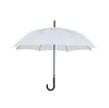 Sublimatieparaplu Polyester Grote Automatische Paraplu's DIY Blank Dubbellaags Winddichte Parasol SN4340