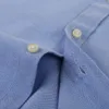 Casual overhemden voor heren Oxford-geruit, gestreept casual overhemd met lange mouwen, opgezette borstzak, regular-fit, button-down kraag, dikke werkoverhemden 230306
