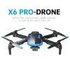 X6 UAV 4K HD Airlines Light Streaming Dual Câmera de Capital de Troque Anti -Capital de Toys de Controle High -Remote Toys