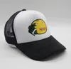 European and American Printed Mesh Cap Summer Baseball Caps Outdoor Sunshade Casual Peaked hat Trucker Cap Wholesale