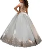 Mädchenkleider, Kinderkleid, Satin, Blumenaufführung, Geburtstagsshow, elegante kleine Prinzessin, flauschiger großer Rock, Abend