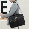 Laptop Bags Simple Tote Men Business Briefcase Handbag For 15.6 inch Laptop Bags Large Capacity Shoulder Bags Travel Notebook Messenger Bag 230306